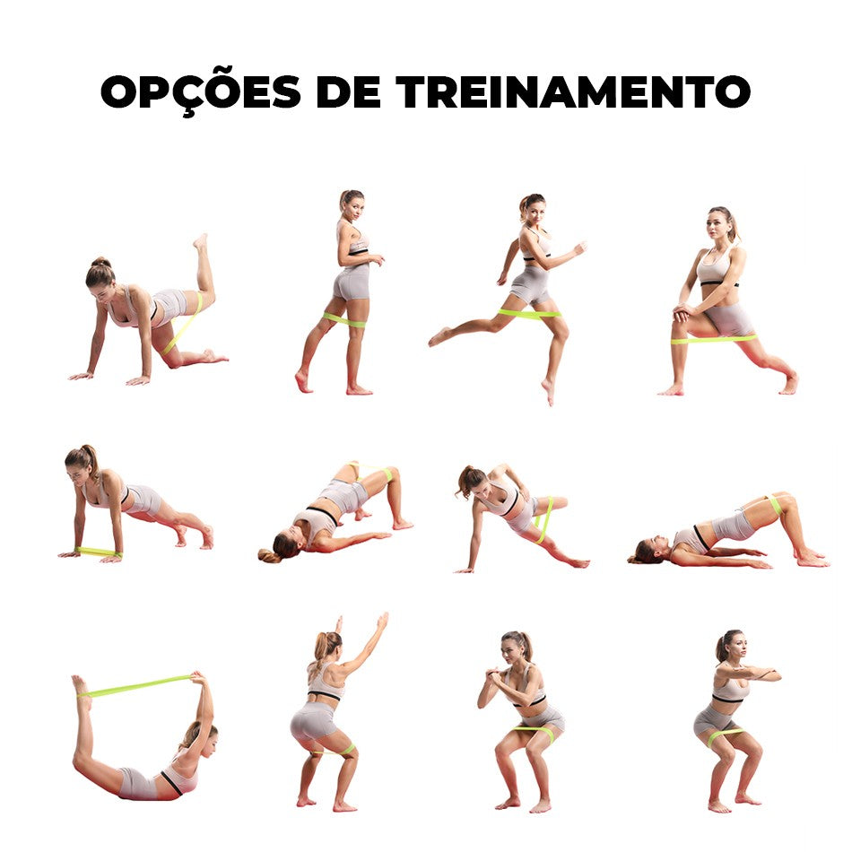 Faixa Elástica de Resistência para Treino