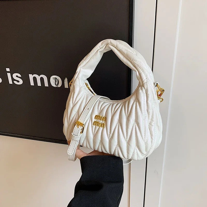 Bolsa feminina transversal couro PU