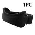 Uma peça de joelheira de ajuste com absorção de choque e suporte para tendão