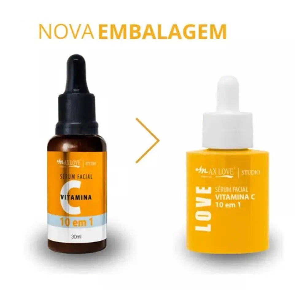 Sérum Facial Vitamina C 10 em 1 Max Love