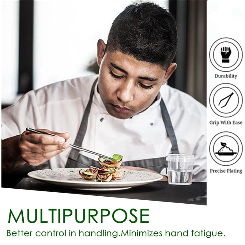 Kitchen tongs and stainless steel bar, food tongs, kitchen, medical tongs, copper/gold/black, plated bar tool