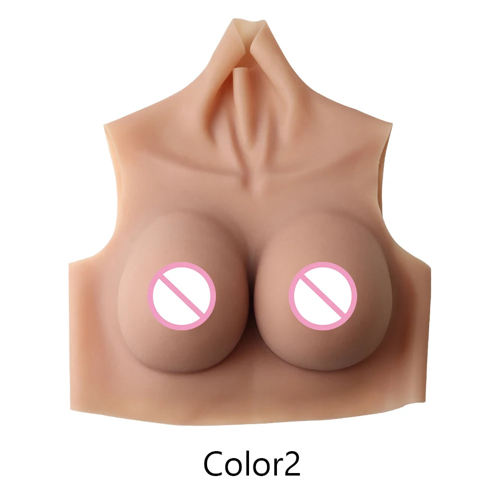 Knowu-forma de mama de silicone a/b/c/d/e/g copo enorme peito falso cruz vestir iniciante transgênero rainha mama agitando