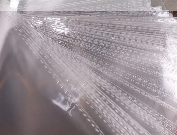 100PCS Sacos Adesivos Transparentes OPP de 20~55cm de Largura para Embalagem de Roupas, Calçados, Camisetas, Meias, Roupas Íntimas, Brinquedos, Livros e Presentes