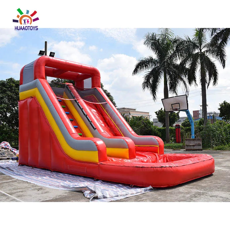 Inflatable PVC Water Slide and Outdoor Rock Climbing Wall for Home School and Shopping Mall Indoor Recreation