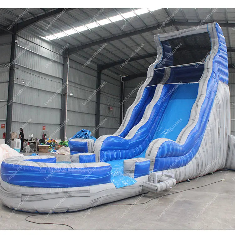 Hot Sale Commercial PVC Inflatable Waterslide Family Long Slide Adult for Party