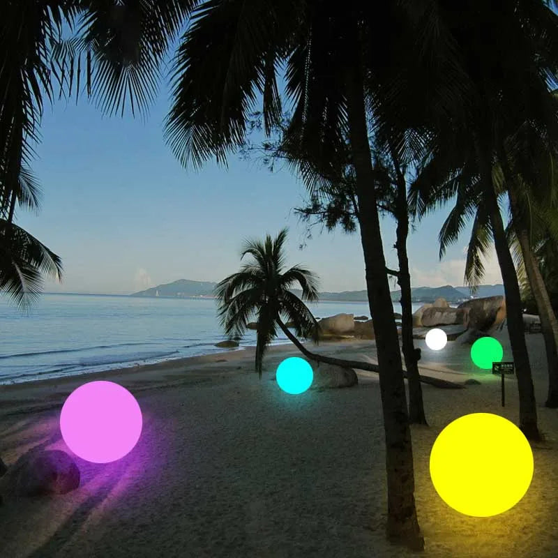 Waterproof LED Garden Ball Light Landscape Lighting Deco Jardin Exterieur Outdoor Party Wedding Bar Swimming Pool Floating Lawn Lamps