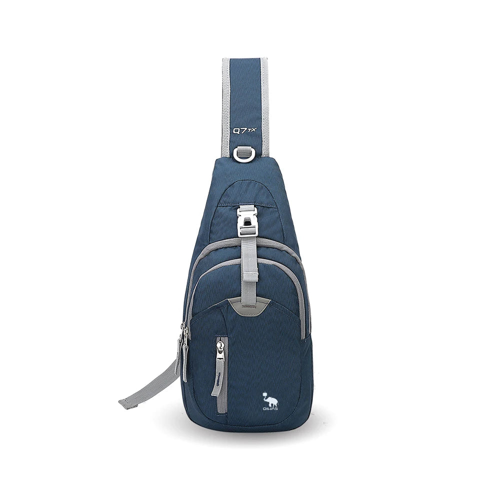 OIWAS Bolsa casual masculina de ombro, bolsa casual masculina com uma alça, leve, bolsa masculina para viagem, esporte