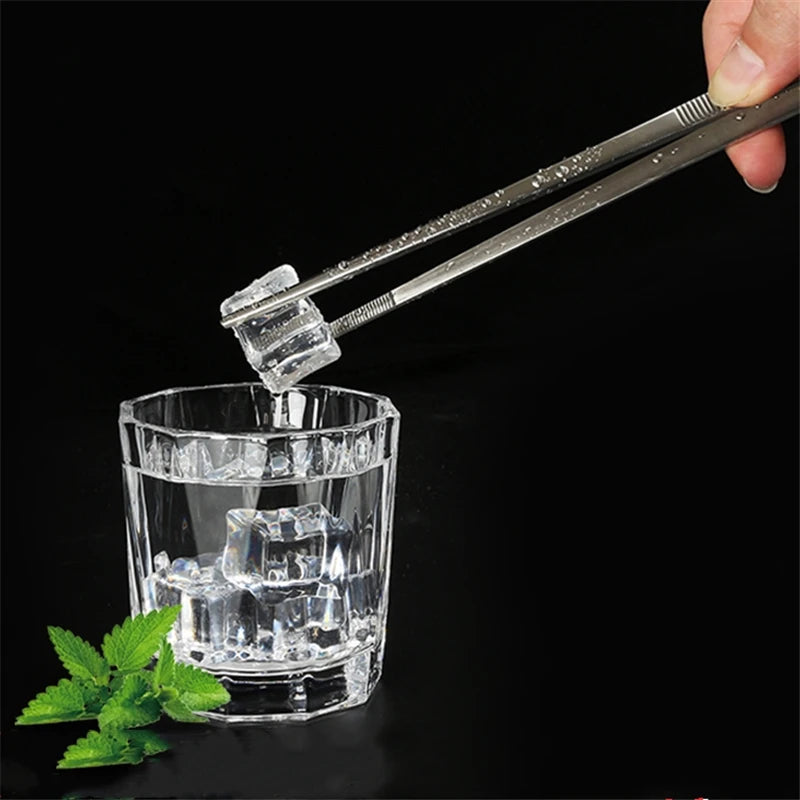 Pinça de cozinha e barra de aço inoxidável, pinça para alimentos, cozinha, pinça médica, cobre/ouro/preto, ferramenta de barra banhada