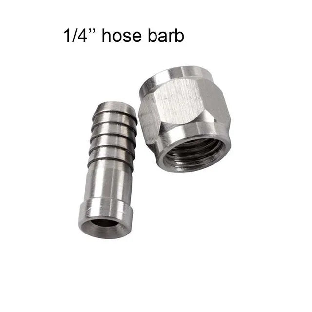 Beer Barrel Dispenser Ball Lock Keg Disconnect Liquid/Gas Connectors 1/4'' for Ball Lock Keg Swivel Nut Homebrew Tools