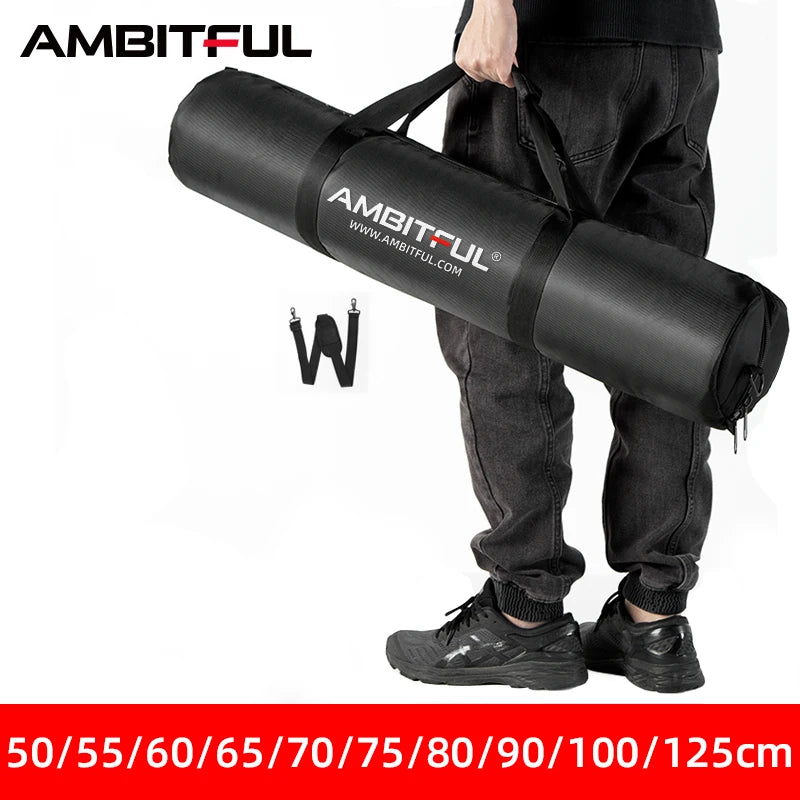 55/60/65/70/75/80/100/125cm acolchoado câmera monopé tripé saco de transporte caso/suporte de luz saco de transporte/guarda-chuva softbox saco de transporte