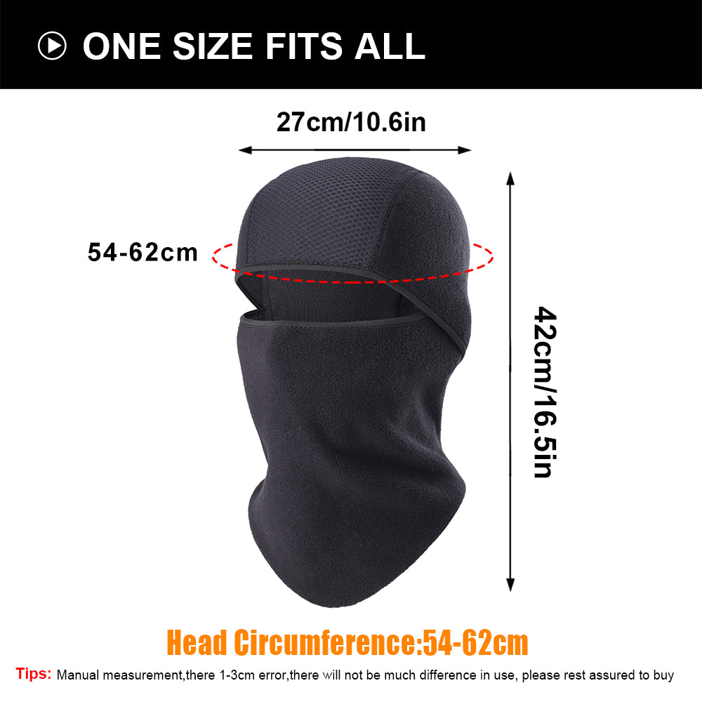 Winter fleece warmer balaclava beanie cold weather thermal tactical helmet liner windproof full face mask men ski caps