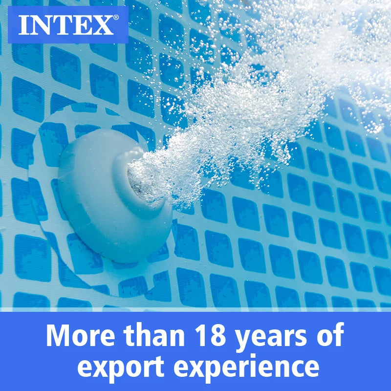 INTEX 26166 Large Size Outdoor Summer Inflatable Swimming Pool Above Ground Pools