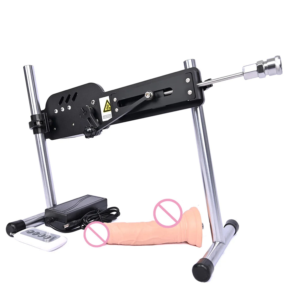 Máquina sexual silenciosa ROUGH BEAST para adultos, pistola de bombeamento, máquina de amor com controle remoto com vibrador para masturbação masculina e feminina