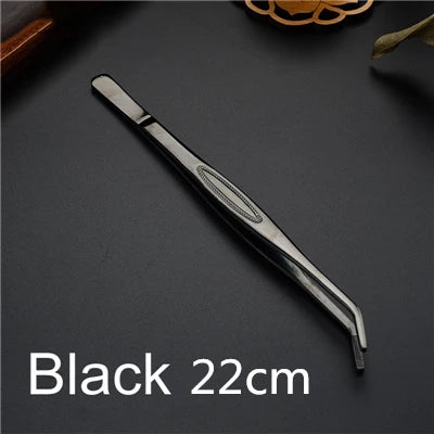 Kitchen tongs and stainless steel bar, food tongs, kitchen, medical tongs, copper/gold/black, plated bar tool