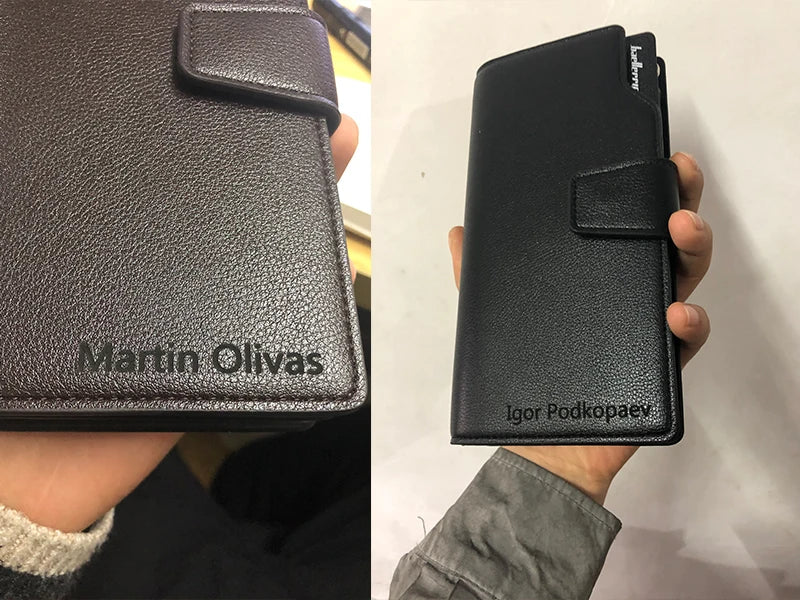 Baellery carteiras masculinas estilo longo titular do cartão de alta qualidade masculino bolsa com zíper grande capacidade marca carteira de couro do plutônio para homem