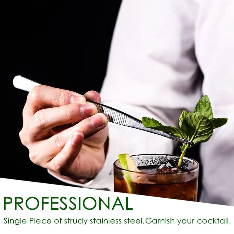 Kitchen tongs and stainless steel bar, food tongs, kitchen, medical tongs, copper/gold/black, plated bar tool