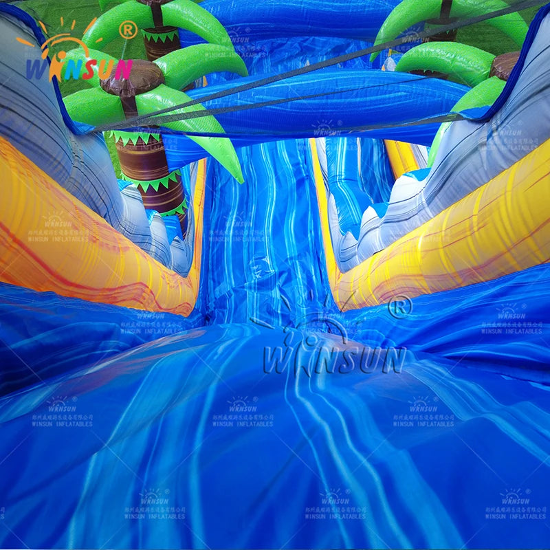 US Warehouse Ready to Ship Commercial Giant Water Slide Inflatable Cheap for Adults Inflatable Water Slide with Swimming Pool