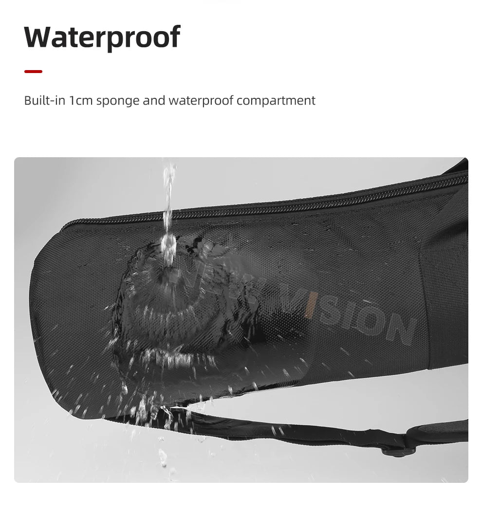 55/60/65/70/75/80/100/125cm acolchoado câmera monopé tripé saco de transporte caso/suporte de luz saco de transporte/guarda-chuva softbox saco de transporte