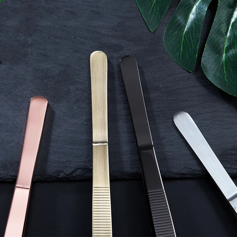 Kitchen tongs and stainless steel bar, food tongs, kitchen, medical tongs, copper/gold/black, plated bar tool