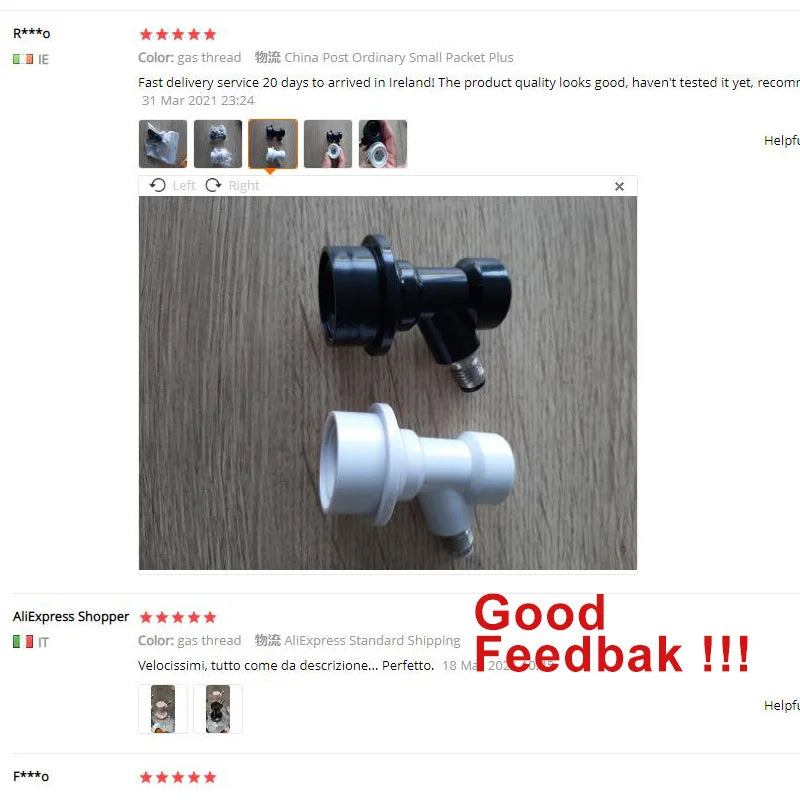 Beer Barrel Dispenser Ball Lock Keg Disconnect Liquid/Gas Connectors 1/4'' for Ball Lock Keg Swivel Nut Homebrew Tools