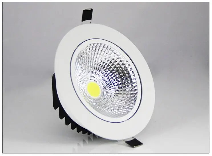 Luminária LED Embutida Super Brilhante, Spot LED Regulável COB 3W 5W 7W 12W, Luz Spot LED, Luminária de Teto para Decoração, AC/DC 12V