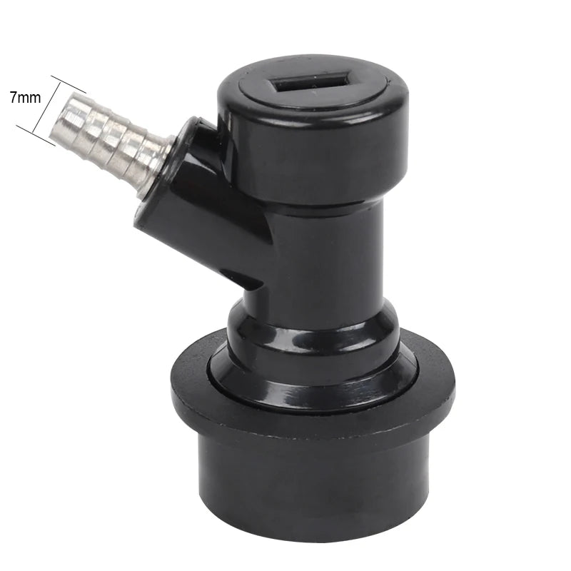 Beer Barrel Dispenser Ball Lock Keg Disconnect Liquid/Gas Connectors 1/4'' for Ball Lock Keg Swivel Nut Homebrew Tools