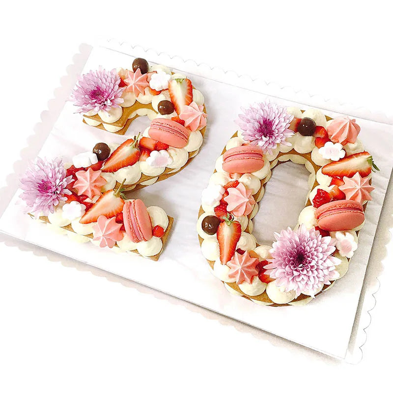 Cake Decorating Pastry Mold, Pet 0-8 Numbers, Cake Maker, Birthday Cake Tools, Baking Pastry Mold, 4", 6", 8", 10", 12", 14"