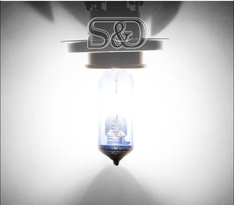 Lâmpada halógena h4, 100w, 12v, branca, amarela, farol de neblina, alta potência, fonte de luz para carro, estacionar