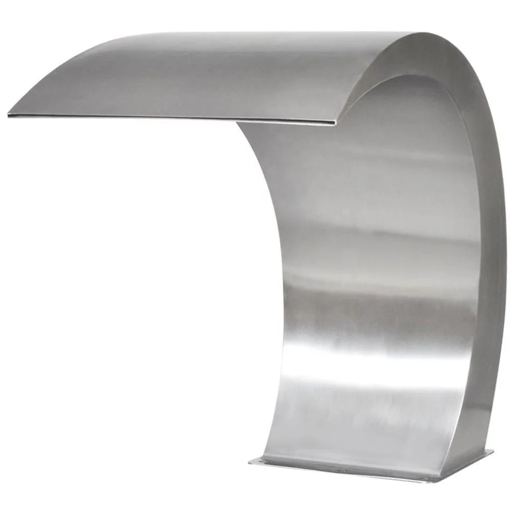 Stainless Steel Silver Waterfall Pool for in Ground Pools Outdoor Garden
