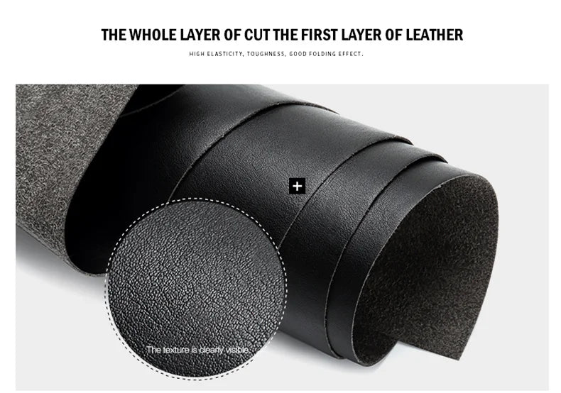 Bison denim carteiras masculinas preto bolsa de couro genuíno para homens titular do cartão de visita carteira masculina mini n4429