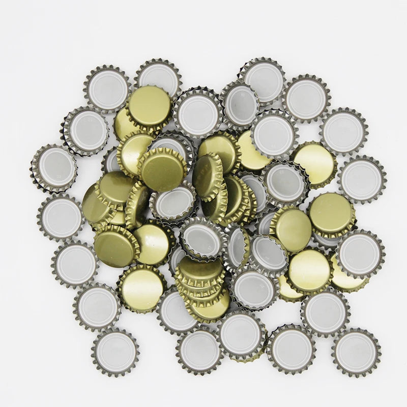 100 pcs/lot 26mm Crown Caps Homebrew Beer Caps Craft Beer Bottling