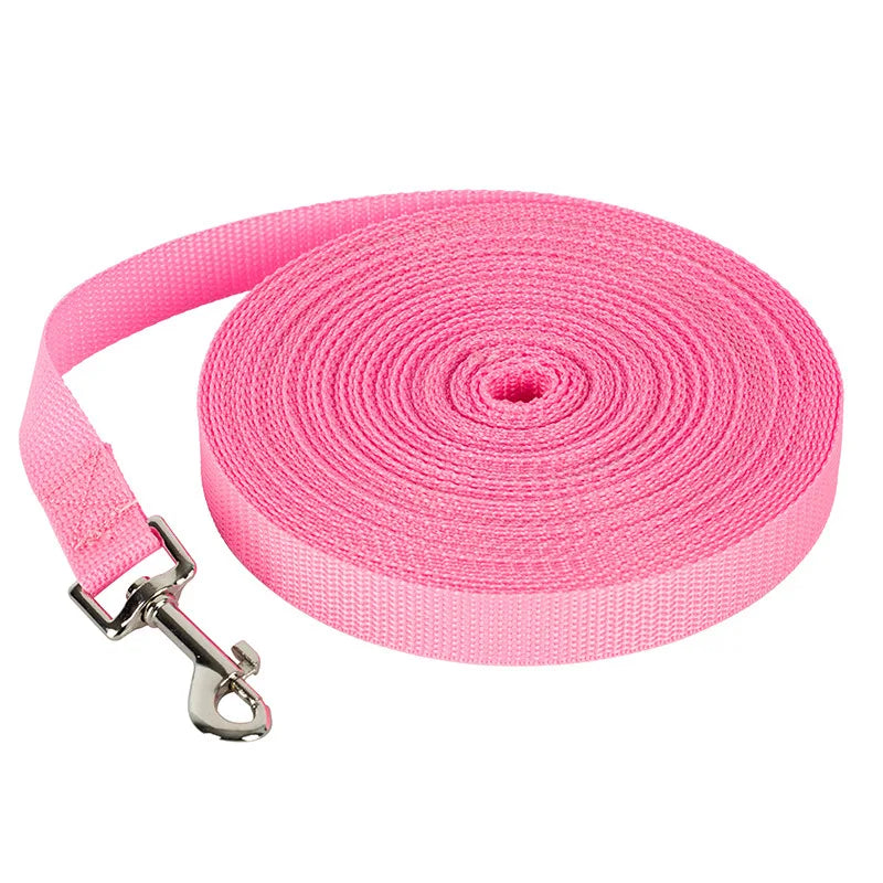 Nylon Dog Training Leashes Pet Supplies Walking Harness Collar Rope Lead for Dogs Cats 1.5m 1.8m 3m 4.5m 6m 10m