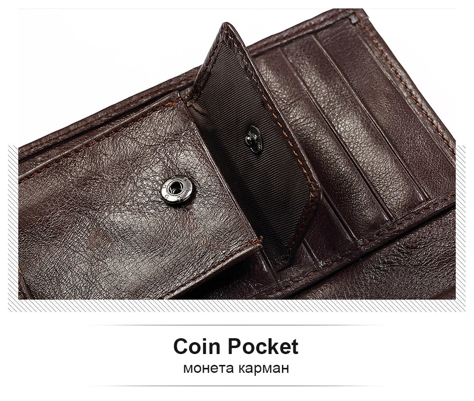 Kavis carteira de couro genuíno dos homens titular do passaporte moeda bolsa walet mágico portfólio homem portomonee mini vallet capa de passaporte