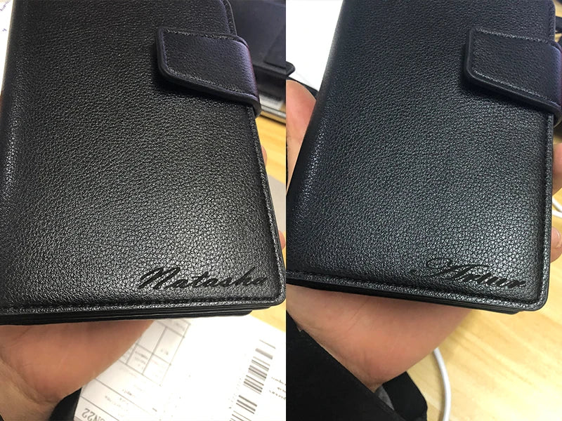 Baellery carteiras masculinas estilo longo titular do cartão de alta qualidade masculino bolsa com zíper grande capacidade marca carteira de couro do plutônio para homem