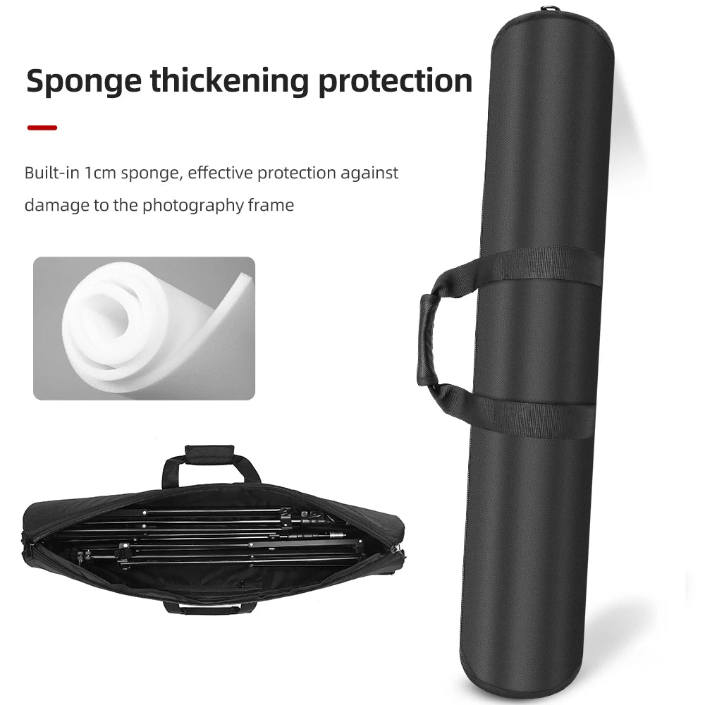 55/60/65/70/75/80/100/125cm acolchoado câmera monopé tripé saco de transporte caso/suporte de luz saco de transporte/guarda-chuva softbox saco de transporte