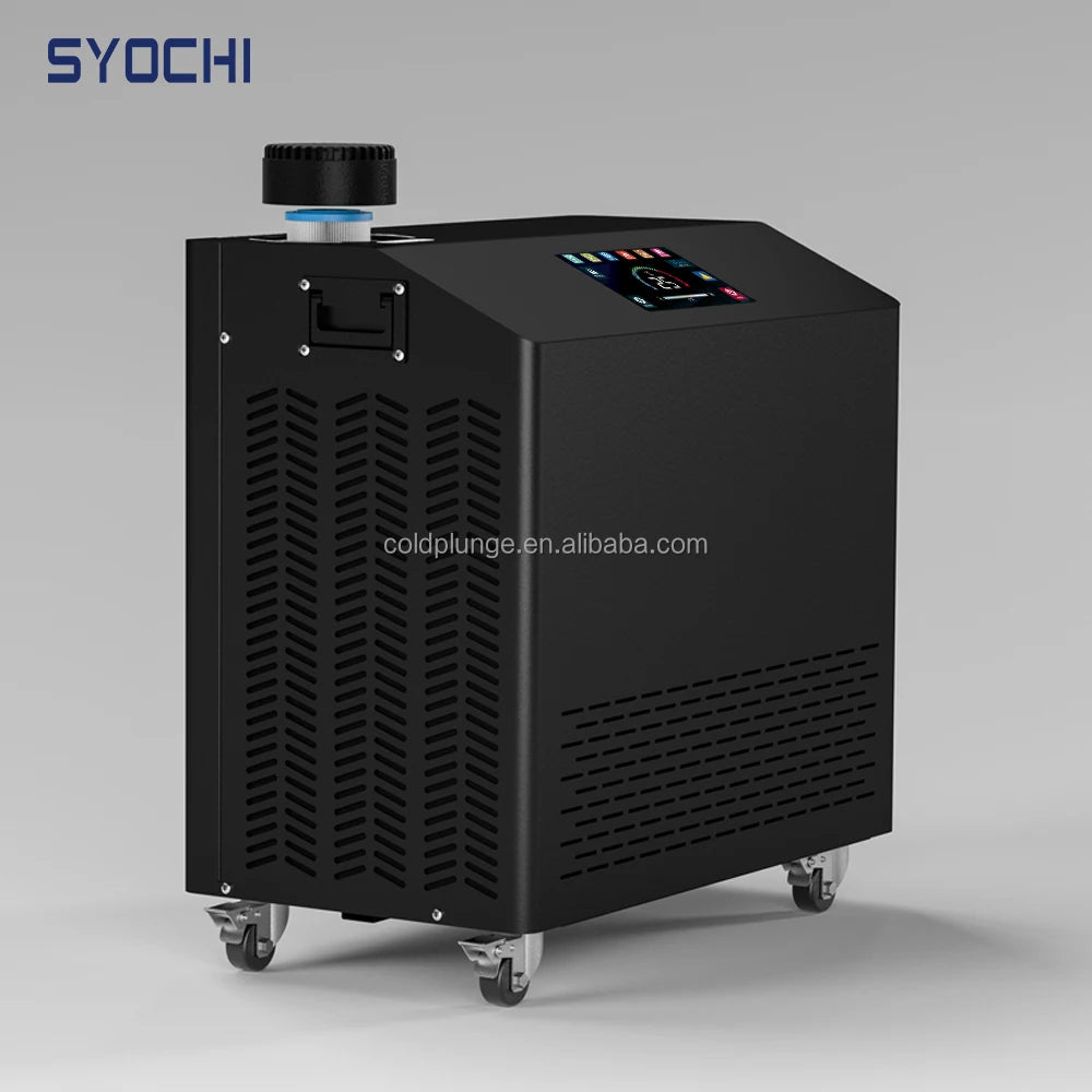 Syochi Luxury 2Hp 1Hp 0.8Hp Water Cooled Ice Bath Chiller Plunge Ice Bath With Filter Ozone