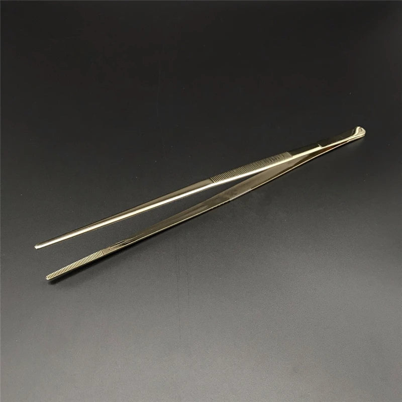 Kitchen tongs and stainless steel bar, food tongs, kitchen, medical tongs, copper/gold/black, plated bar tool