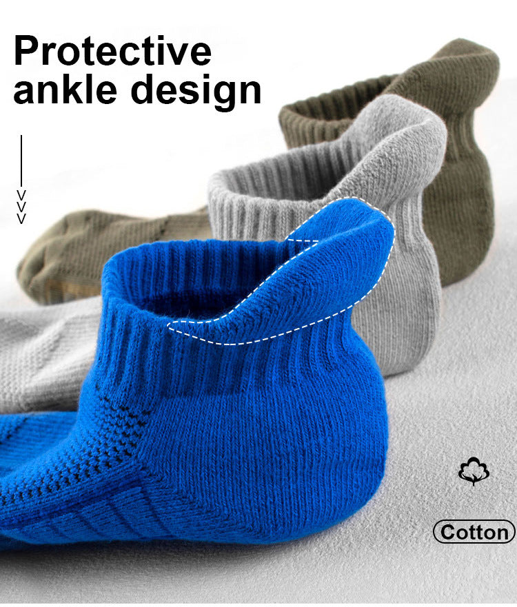 ‌ Meias esportivas masculinas, 3/5/10 pares, meias curtas para corrida, secagem rápida, malha respirável, meias curtas leves, confortáveis e anti-odor