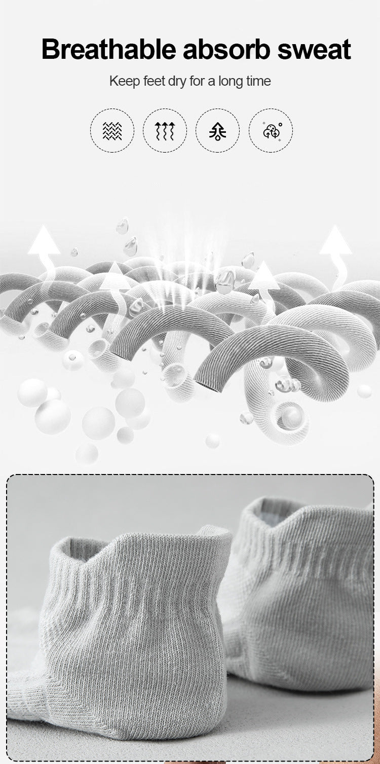 ‌ Meias esportivas masculinas, 3/5/10 pares, meias curtas para corrida, secagem rápida, malha respirável, meias curtas leves, confortáveis e anti-odor