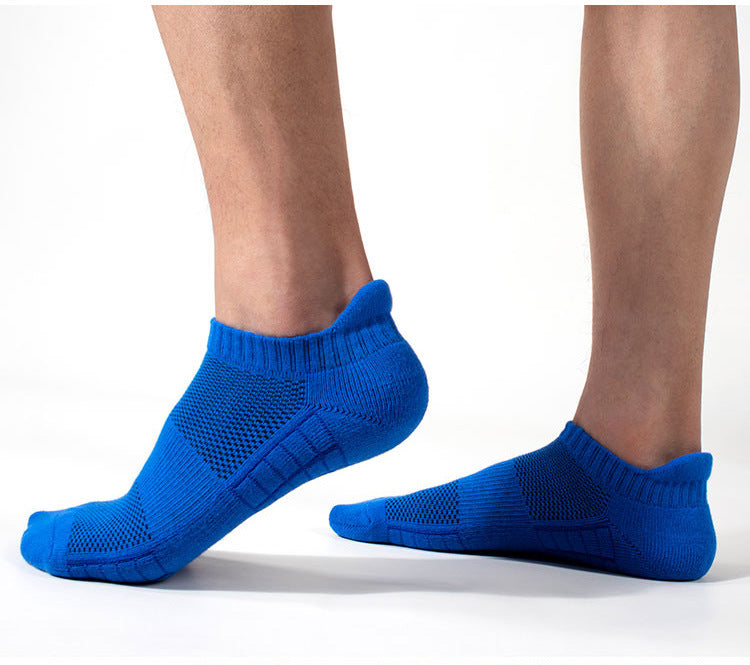 ‌ Meias esportivas masculinas, 3/5/10 pares, meias curtas para corrida, secagem rápida, malha respirável, meias curtas leves, confortáveis e anti-odor