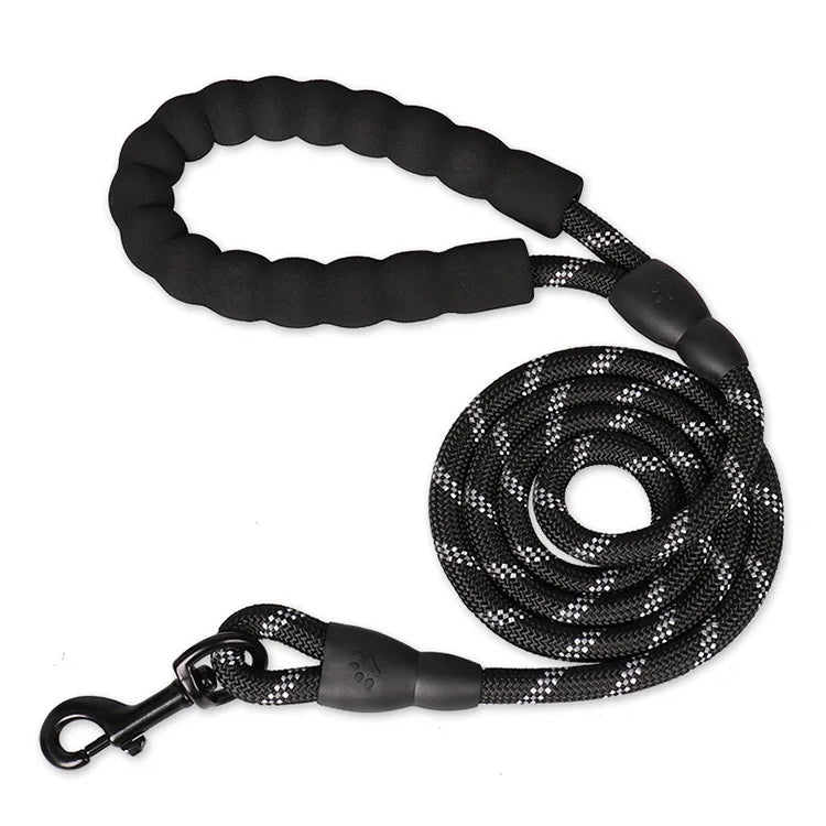 Pet Dog Leash Noite Reflexão Ao Ar Livre Multicolor Corda Redonda Para Big Small Medium Large Dog Drag Pull Tow Leash Acessórios Do Cão