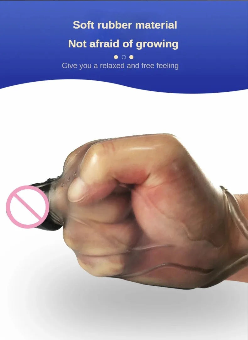 Anel peniano reutilizável, preservativo para retardar a ejaculação, brinquedos sexuais para homens, sem vibrador, mulheres, bdsm, clitóris anal, massageador, sex shop