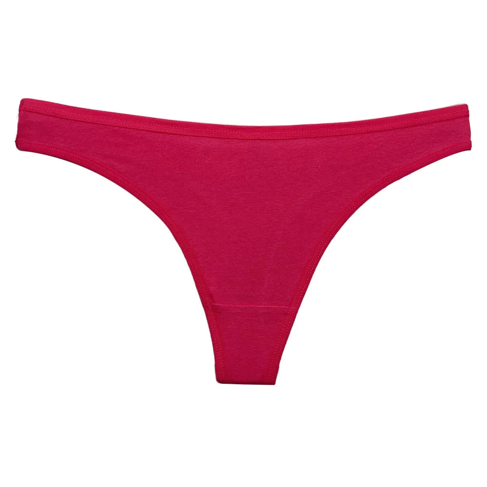 5 pçs/set calcinha de algodão g-string calcinha feminina sexy lingerie feminina tanga para mulher cor sólida calcinha íntima