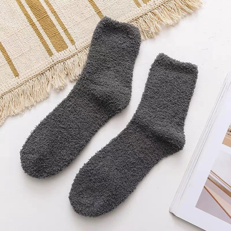 1/3 pares homens super grosso coral velo meias de alta qualidade casa piso quente inverno frio neve bota meias algodão pelúcia meia térmica