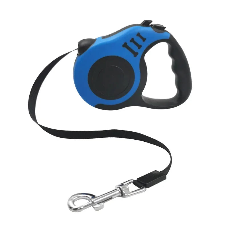 Retractable Automatic Dog Leash, Durable Nylon Lead, 3m, 5m, for Small Dogs, Cat, Puppy, Outdoor Travel, Walking, Traction Rope