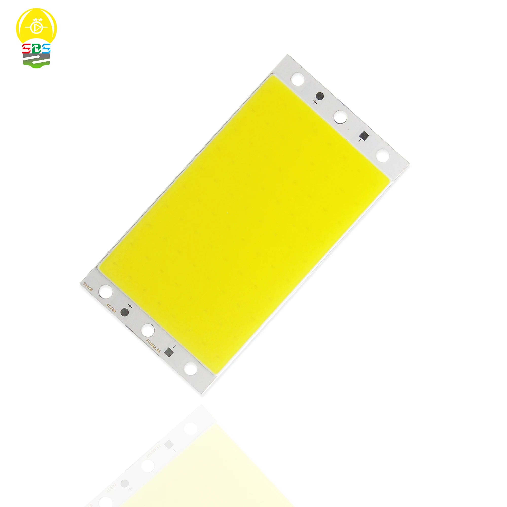 94x50mm 15w cob led módulo de lâmpada de tira de luz dc 12v 1600lm ultra brilhante quente branco fresco azul chip cob a bordo matriz lâmpada led