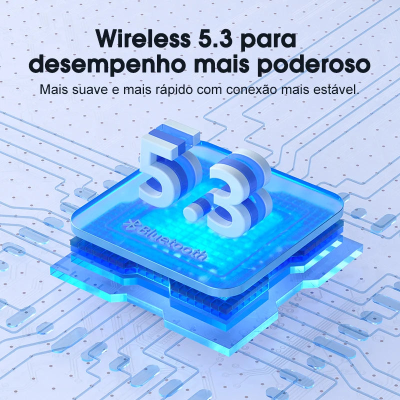 QCY-T13 ANC Fones De Ouvido Sem Fio, Bluetooth 5.3 TWS, ANC, Auscultadores De Cancelamento De Ruído, 4 Microfones ENC Headset, In-Ear, Handfree Earbuds