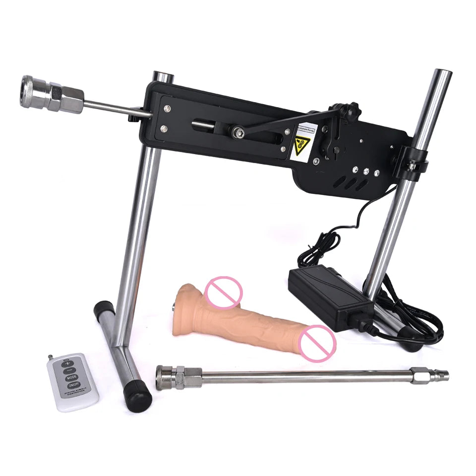 Máquina sexual silenciosa ROUGH BEAST para adultos, pistola de bombeamento, máquina de amor com controle remoto com vibrador para masturbação masculina e feminina