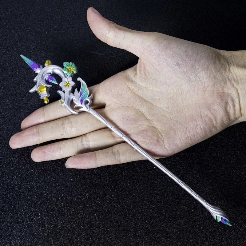 21cm/8.27in Genshin Impact Game Peripheral Metal Elegy for the End Weapon Models Alloy Crafts Ornaments Collections