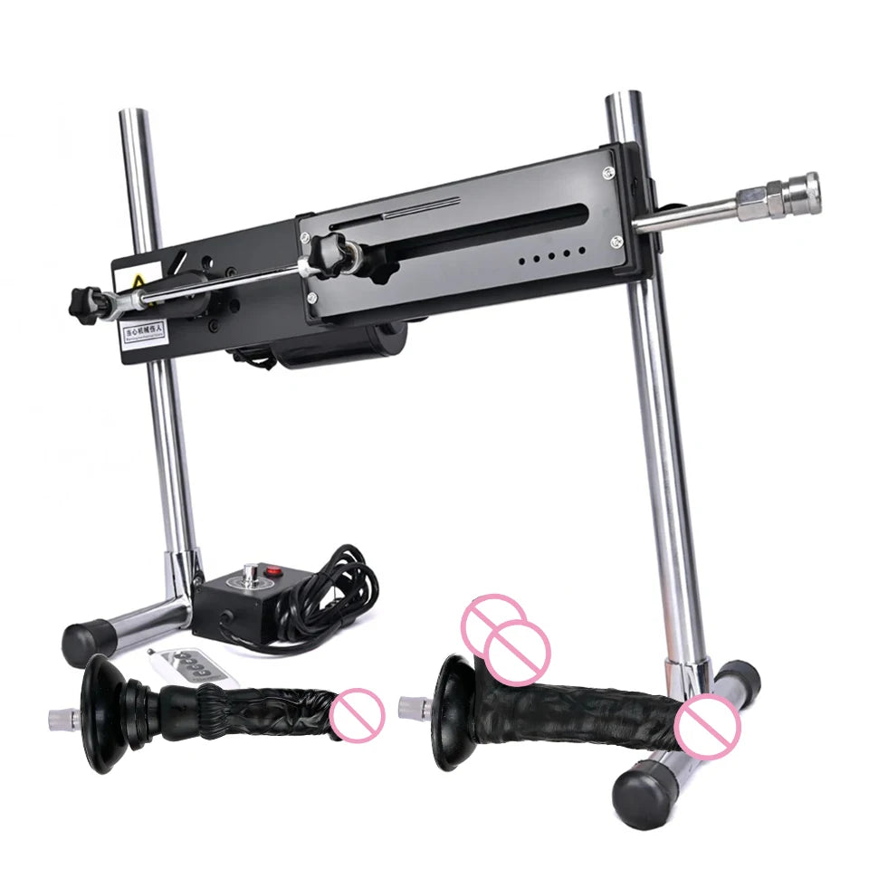 Máquina sexual silenciosa ROUGH BEAST para adultos, pistola de bombeamento, máquina de amor com controle remoto com vibrador para masturbação masculina e feminina